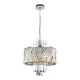 Milagro Margot króm kristály függesztett lámpa (MIL-ML0408) E14 6 izzós IP20
