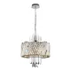 Milagro Margot króm kristály függesztett lámpa (MIL-ML0408) E14 6 izzós IP20