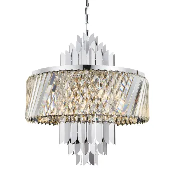 Milagro Margot króm kristály függesztett lámpa (MIL-ML0410) E14 9 izzós IP20