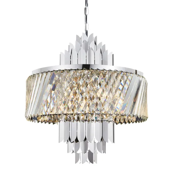 Milagro Margot króm kristály függesztett lámpa (MIL-ML0410) E14 9 izzós IP20