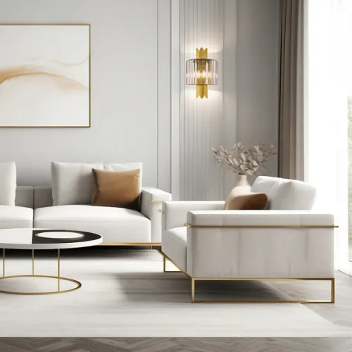 Milagro Margot arany kristály fali lámpa  (MIL-ML0411) E14 2 izzós IP20