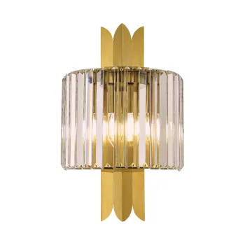 Milagro Margot arany kristály fali lámpa  (MIL-ML0411) E14 2 izzós IP20