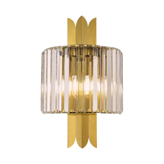 Milagro Margot arany kristály fali lámpa  (MIL-ML0411) E14 2 izzós IP20