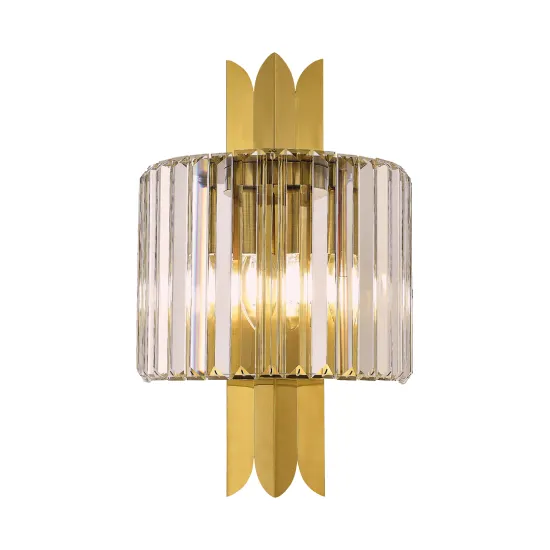 Milagro Margot arany kristály fali lámpa  (MIL-ML0411) E14 2 izzós IP20