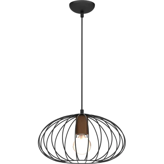 Milagro Meridano fekete-barna függesztett lámpa (MIL-MLP7959) E27 1 izzós IP20