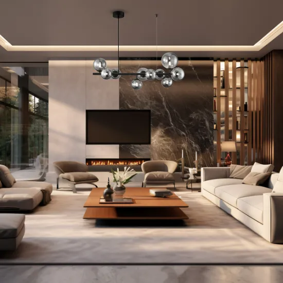 Milagro Mila fekete-füstszínű függesztett lámpa (MIL-ML0335) G9 10 izzós IP20