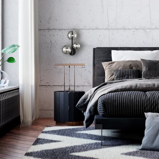 Milagro Mila fekete-füstszínű fali lámpa (MIL-ML0336) G9 3 izzós IP20