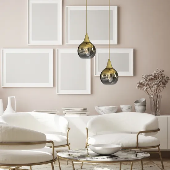 Milagro Monte arany-füstszínű függesztett lámpa (MIL-MLP8401) E27 1 izzós IP20