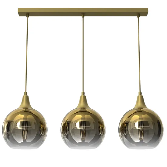 Milagro Monte arany-füstszínű függesztett lámpa (MIL-MLP8402) E27 3 izzós IP20