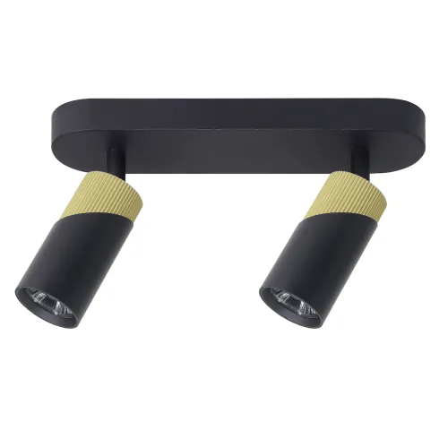 Milagro Neo fekete-arany mennyezeti spotlámpa (MIL-ML0281) GU10 2 izzós IP20