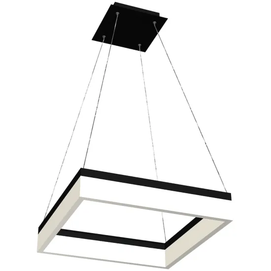 Milagro Nero fekete LED függesztett lámpa (MIL-ML081) LED 1 izzós IP20