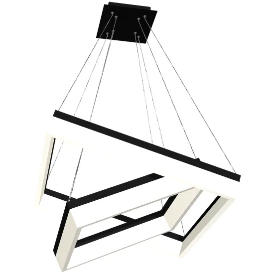 Milagro Nero fekete LED függesztett lámpa (MIL-ML082) LED 1 izzós IP20