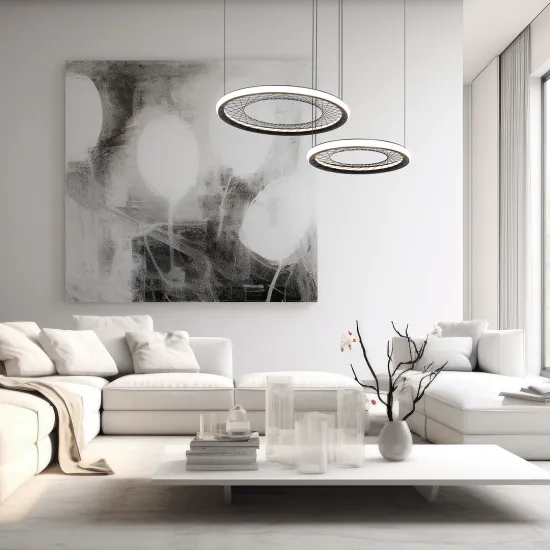 Milagro Nest fekete LED függesztett lámpa (MIL-ML0525) LED 1 izzós IP20