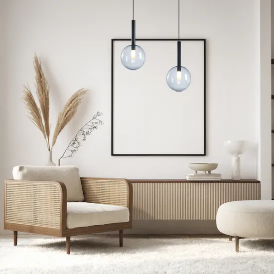 Milagro Niko fekete-fehér függesztett lámpa (MIL-ML0329) G9 1 izzós IP20