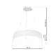 Milagro Ohio fehér LED függesztett lámpa (MIL-ML6357) LED 1 izzós IP20