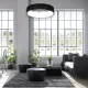 Milagro Ohio fekete LED függesztett lámpa (MIL-ML6358) LED 1 izzós IP20