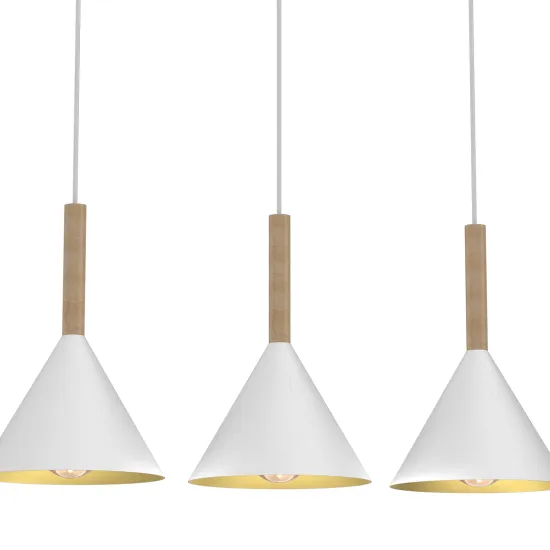 Milagro Peru fehér-barna függesztett lámpa (MIL-MLP0980) E27 3 izzós IP20