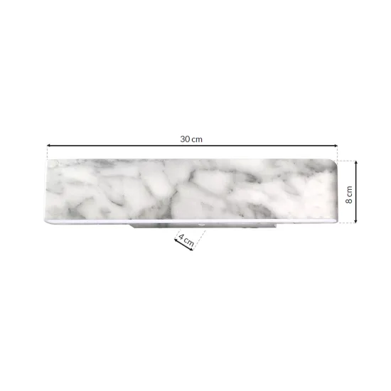 Milagro Pierce fehér LED fali lámpa  (MIL-ML6474) LED 1 izzós IP20