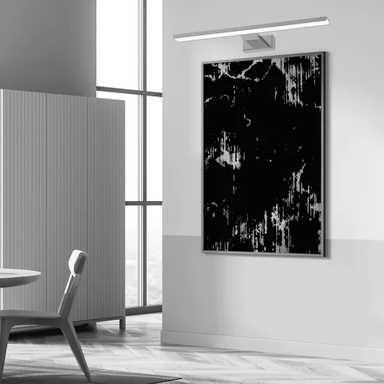 Milagro Pinto króm-fehér LED képvilágító (MIL-ML8237) LED 1 izzós IP20 Milagro Pinto króm-fehér LED képvilágító (MIL-ML8237) LED 1 izzós IP20