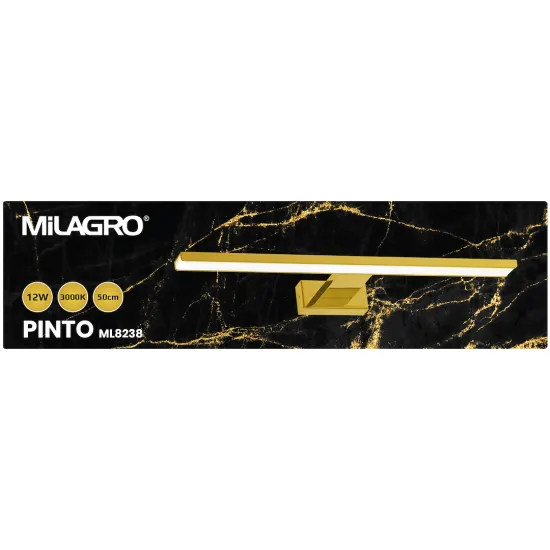 Milagro Pinto arany-fehér LED képvilágító (MIL-ML8238) LED 1 izzós IP20 Milagro Pinto arany-fehér LED képvilágító (MIL-ML8238) LED 1 izzós IP20