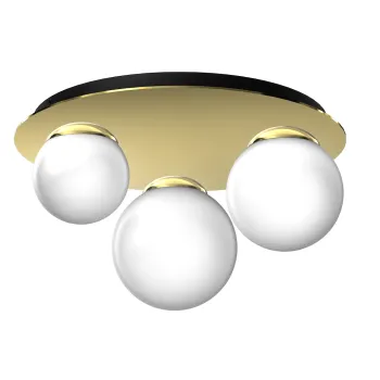 Milagro Plato arany-fehér mennyezeti lámpa (MIL-MLP7966) E14 / E27 3 izzós IP20