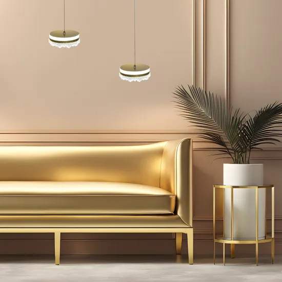 Milagro Preciosa arany LED függesztett lámpa (MIL-ML0998) LED 1 izzós IP20