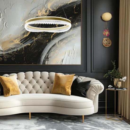 Milagro Preciosa arany LED függesztett lámpa (MIL-ML0999) LED 1 izzós IP20