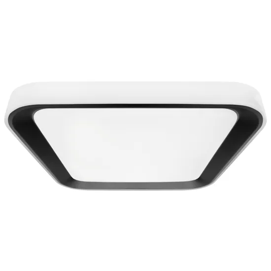 Milagro Quadro fehér-fekete távirányítós LED mennyezeti lámpa (MIL-ML7932) LED 1 izzós IP20