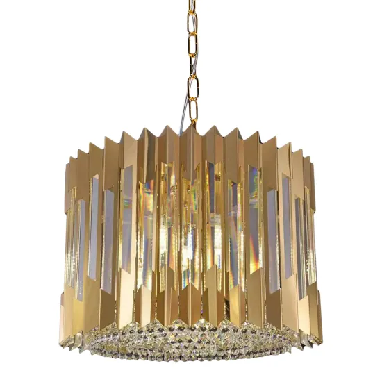 Milagro Ritz arany kristály függesztett lámpa (MIL-ML0393) E14 7 izzós IP20