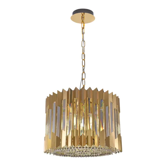 Milagro Ritz arany kristály függesztett lámpa (MIL-ML0393) E14 7 izzós IP20