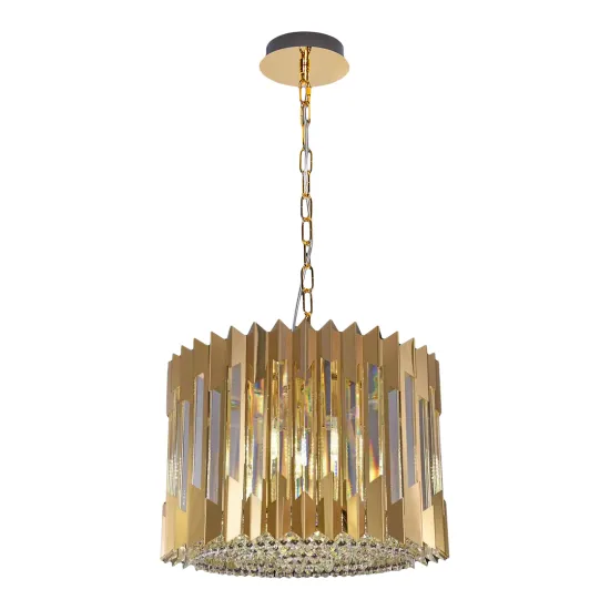 Milagro Ritz arany kristály függesztett lámpa (MIL-ML0393) E14 7 izzós IP20