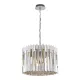 Milagro Ritz króm kristály függesztett lámpa (MIL-ML0394) E14 7 izzós IP20