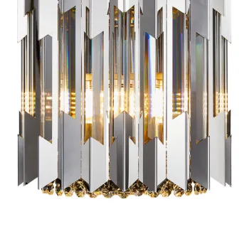 Milagro Ritz króm kristály fali lámpa  (MIL-ML0398) E14 2 izzós IP20