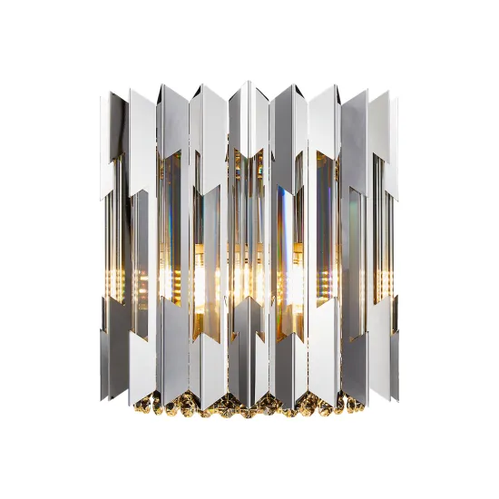 Milagro Ritz króm kristály fali lámpa  (MIL-ML0398) E14 2 izzós IP20