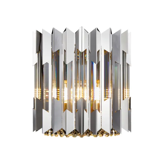 Milagro Ritz króm kristály fali lámpa  (MIL-ML0398) E14 2 izzós IP20