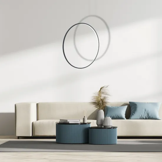 Milagro Saturno fekete vízvédett LED függesztett lámpa (MIL-ML8856) LED 1 izzós IP44