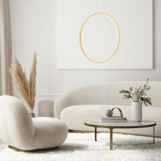 Milagro Saturno arany vízvédett LED függesztett lámpa (MIL-ML8857) LED 1 izzós IP44