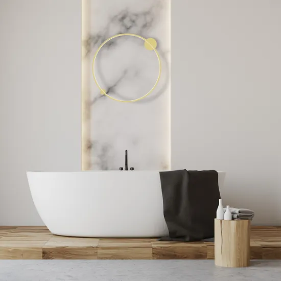 Milagro Saturno arany vízvédett LED fali lámpa  (MIL-ML8861) LED 1 izzós IP44