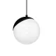 Milagro Sfera fekete-fehér függesztett lámpa (MIL-MLP5739) E14 1 izzós IP20