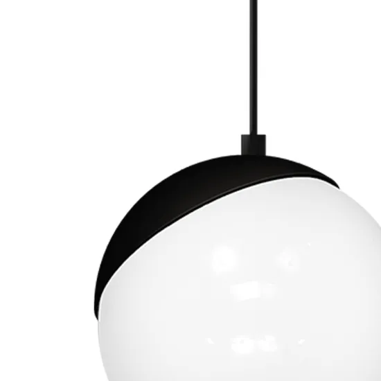Milagro Sfera fekete-fehér függesztett lámpa (MIL-MLP5739) E14 1 izzós IP20