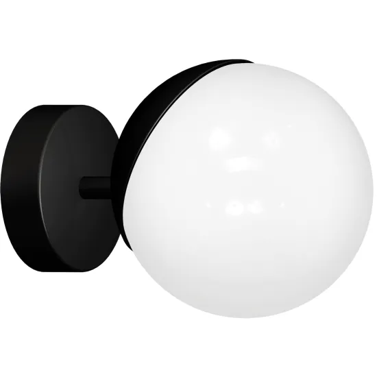 Milagro Sfera fekete-fehér fali lámpa (MIL-MLP8854) E14 1 izzós IP20