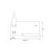 Milagro Shelf fehér LED fali lámpa  (MIL-ML6343) LED 1 izzós IP20
