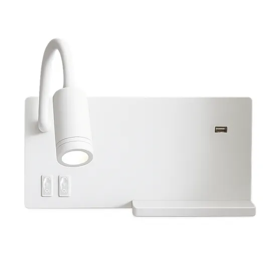 Milagro Shelf fehér LED fali lámpa  (MIL-ML6343) LED 1 izzós IP20