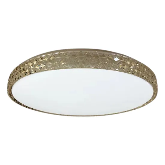 Milagro Shiny fehér-borostyán LED mennyezeti lámpa (MIL-ML7448) LED 1 izzós IP20