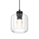 Milagro Sombra fekete-átlátszó függesztett lámpa (MIL-MLP8367) E27 1 izzós IP20