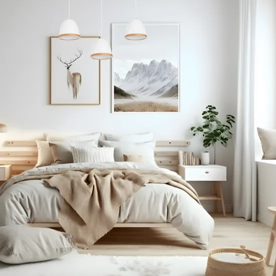 Milagro Studio fehér-barna függesztett lámpa (MIL-MLP8848) E27 3 izzós IP20