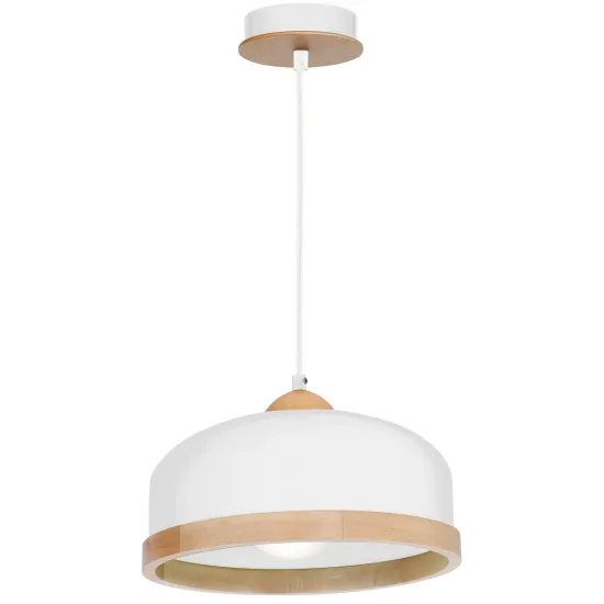 Milagro Studio fehér-barna függesztett lámpa (MIL-MLP8849) E27 1 izzós IP20