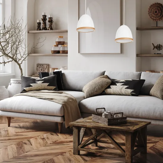 Milagro Studio fehér-barna függesztett lámpa (MIL-MLP8850) E27 1 izzós IP20