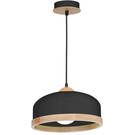 Milagro Studio fekete-barna függesztett lámpa (MIL-MLP8851) E27 1 izzós IP20