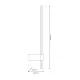 Milagro Swing fekete LED fali lámpa  (MIL-ML1010) LED 1 izzós IP20